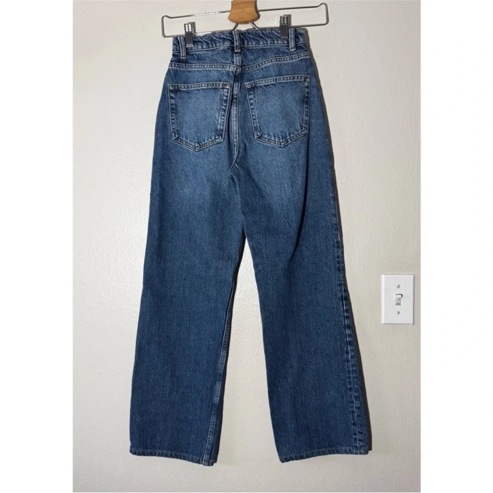 reformation wide leg Classic Blue Women's Jeans - Picture 2 of 8